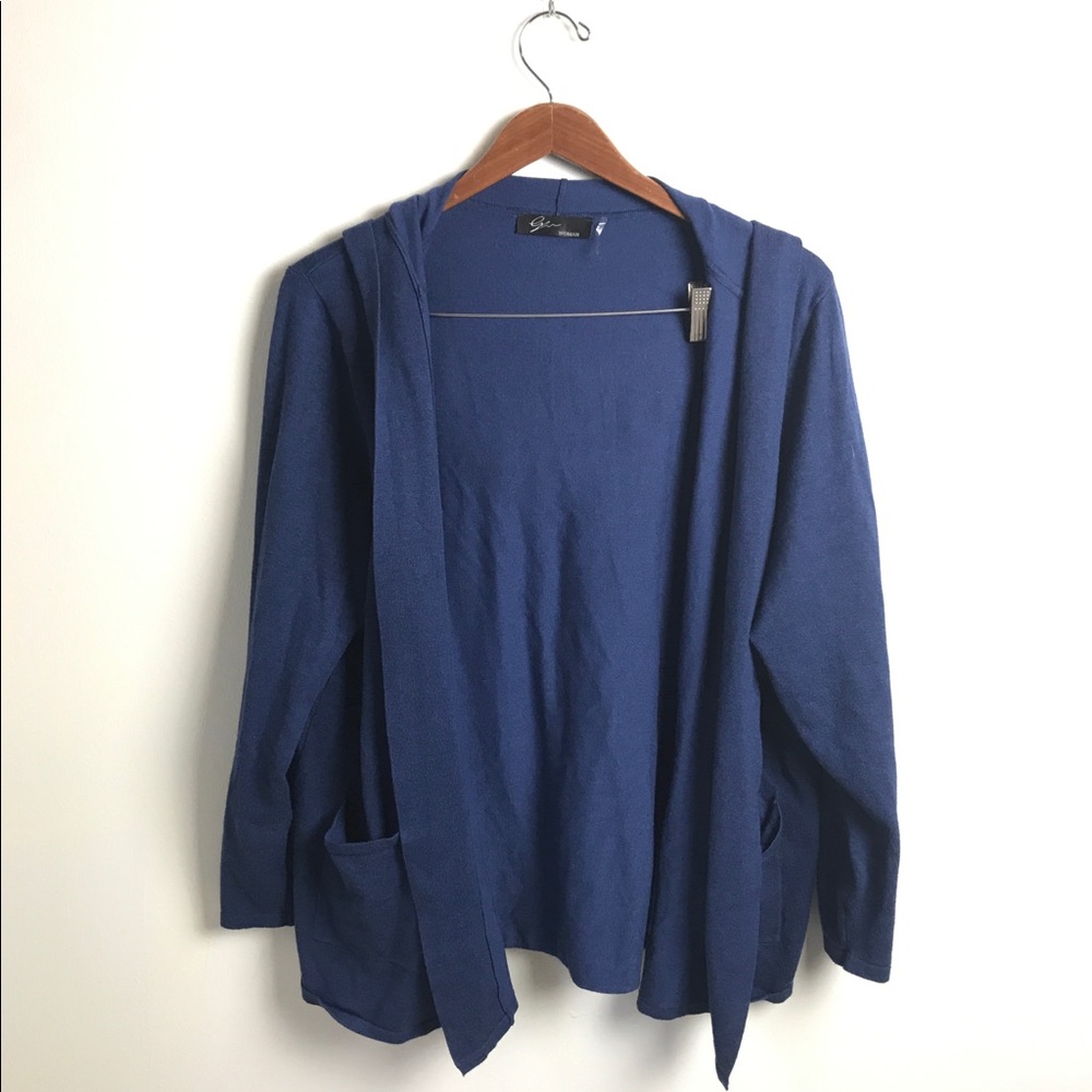 Cyrus Woman hooded open sweater, size 3X